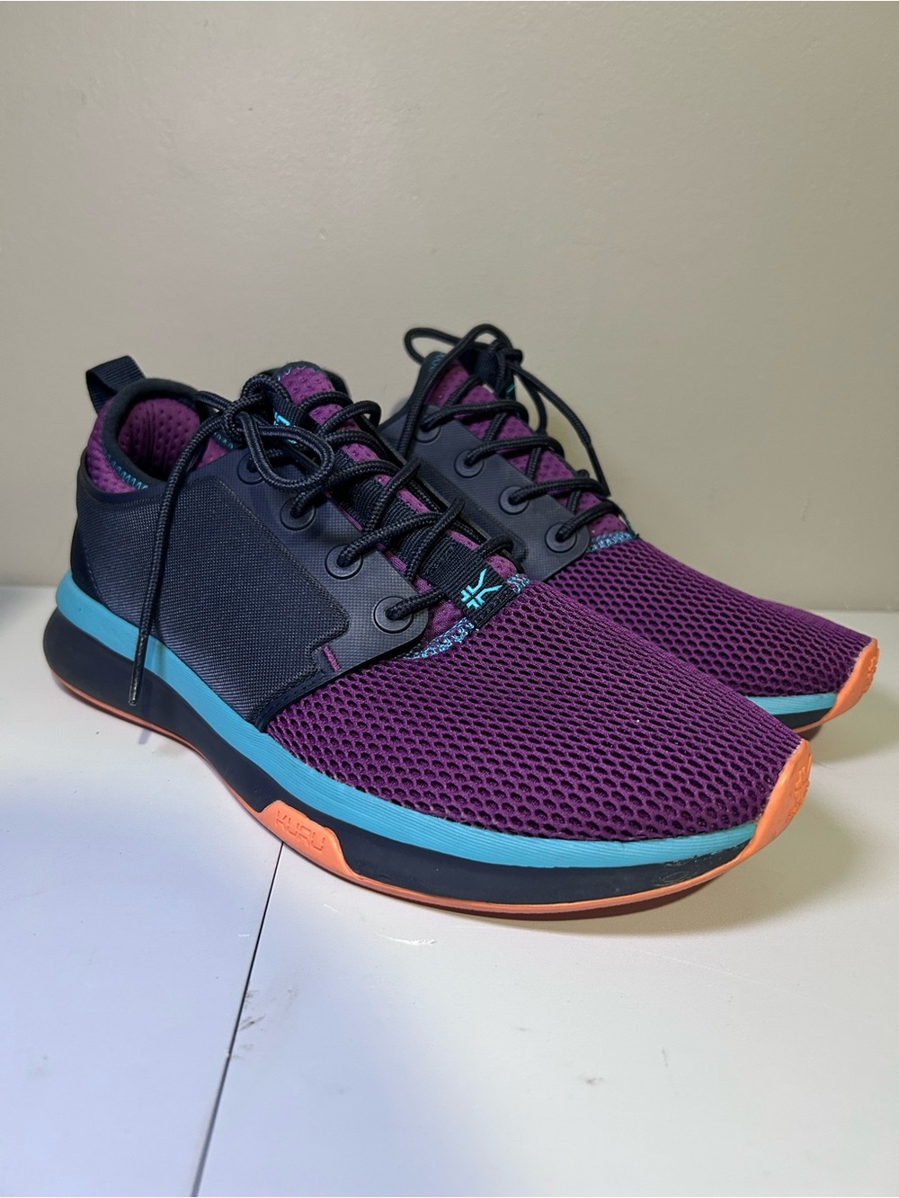 KURU Quantum Women’s 8.5 Purple Teal Orthopedic Walking Shoes